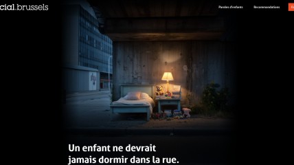 ‘Un enfant ne devrait jamais dormir dans la rue’ - campagne Samusocial