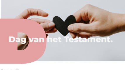 Steeds meer Belgen overwegen een goed doel op te nemen in hun testament