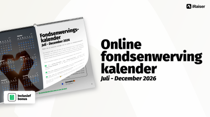 PARTNER ARTIKEL iRaiser - Nieuwe Fondsenwervingskalender (juli - december 2026) voor je volgende fondsenwervingscampagnes