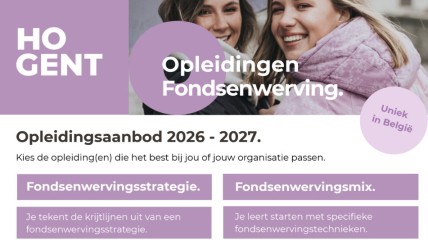 Als startend fondsenwerver fondsenwerving professioneel aanpakken met het Postgraduaat Fondsenwerving