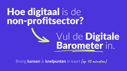 Hoe digitaal is de Belgische non-profitsector écht?